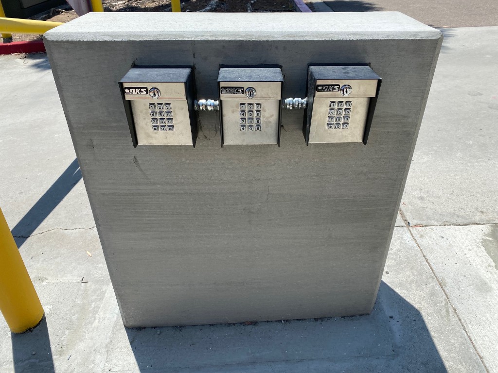 After gate and access refresh showing upgraded access control keypad stations